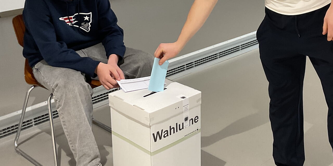Juniorwahl 2025 (Bundestagswahl) an der Realschule Güglingen