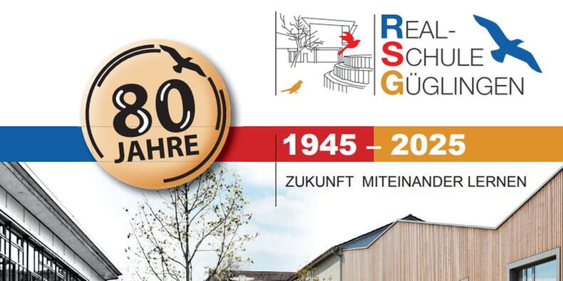 Festschrift zum Festakt „80 Jahre Realschule Güglingen“