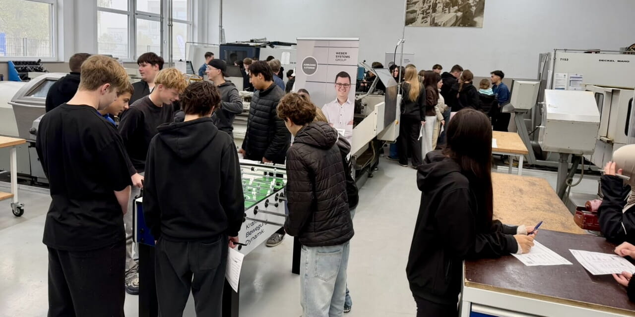 Spannende Einblicke in die Berufswelt bei WEBER-HYDRAULIK