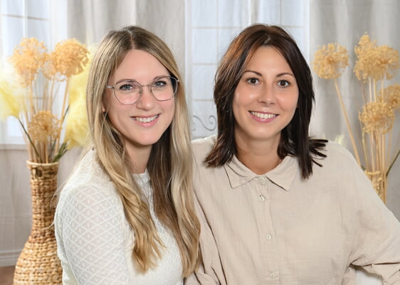 Luisa Lottenburger und Jessica Rost